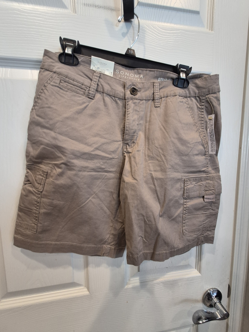 5/25 Sonoma Taupe Cargo Shorts — Women's Multi-Pocket Style